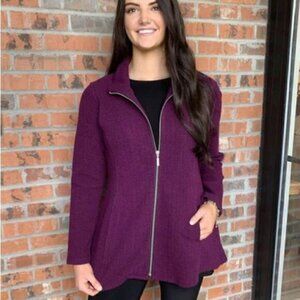 NWT Liv By Habitat Purple Stella Swing Jacket Mulberry Sz S M